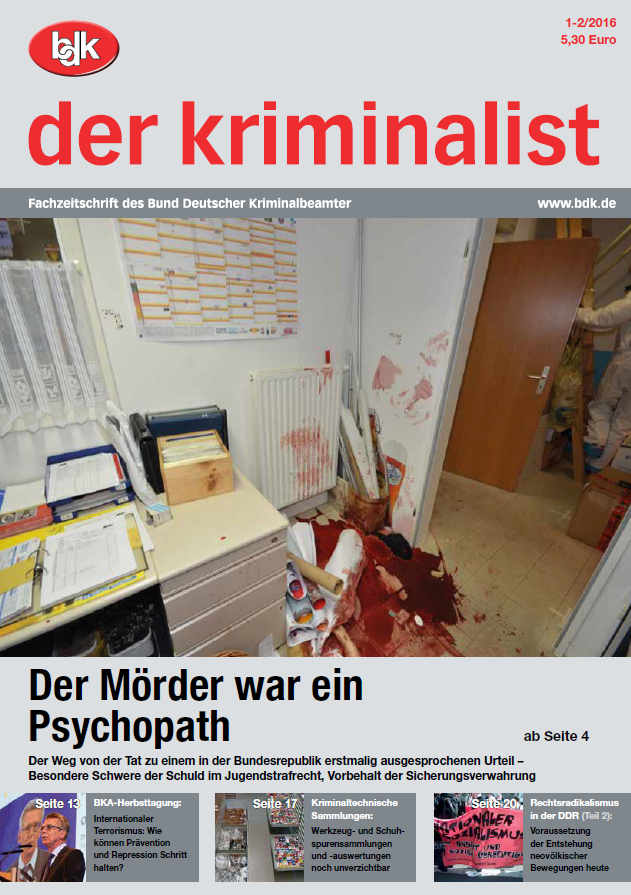 "der Kriminalist" 01-02/2016 — Bund Deutscher Kriminalbeamter E.V.